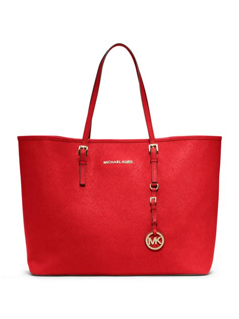 michael michael kors medium jet set chain saffiano leather tote|michael kors sullivan large.